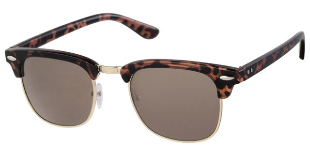 Bruine clubmaster zonnebril - A30130