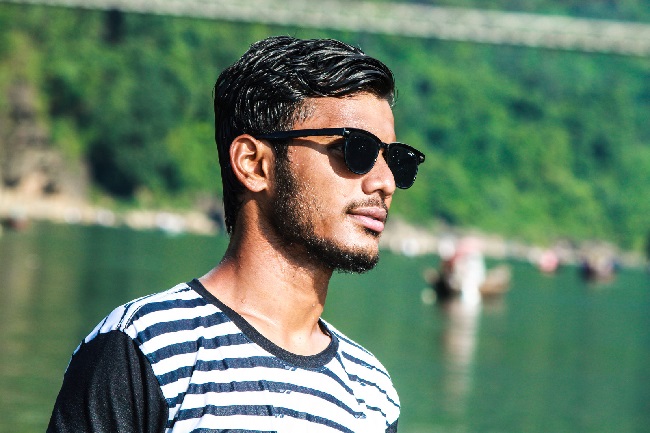 Wayfarer shield zonnebril