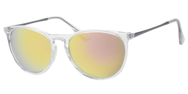 Transparante wayfarer zonnebril - A40360